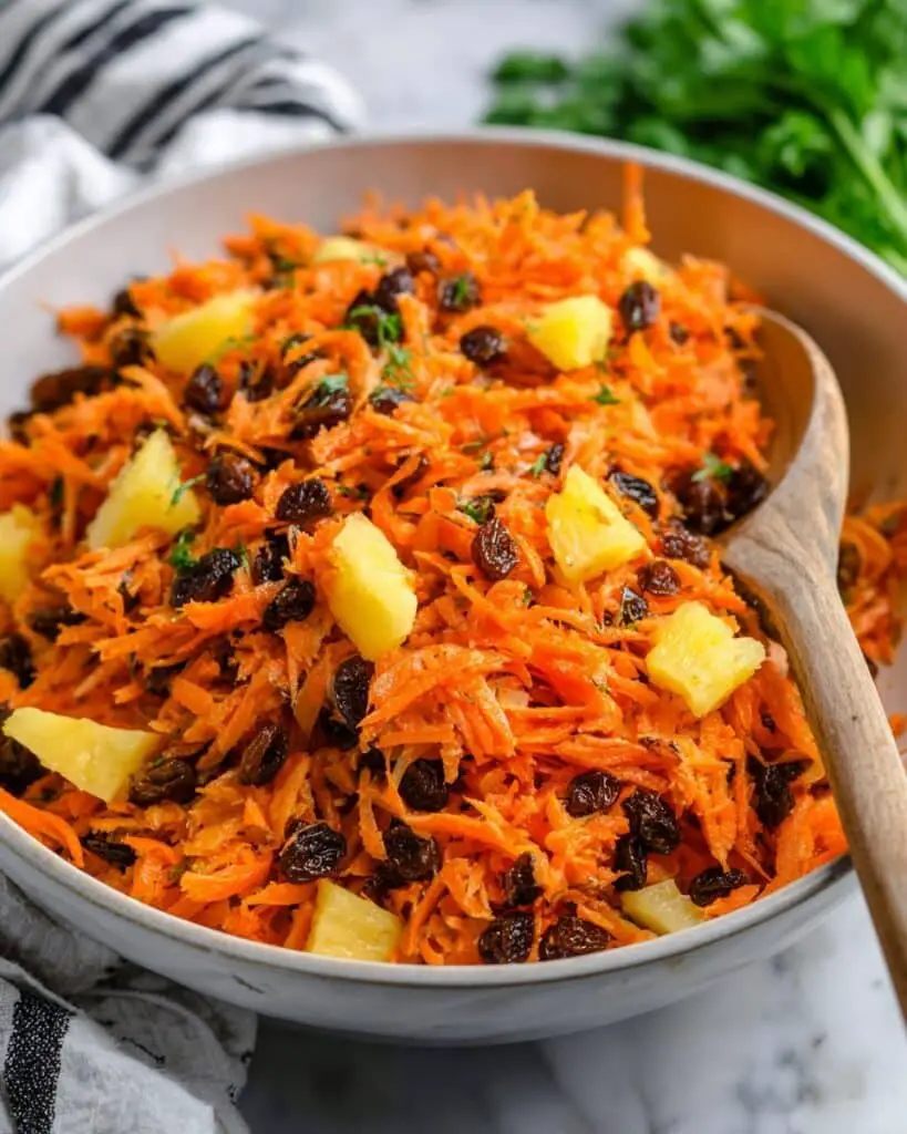 Carrot Salad with Pineapple and Raisins Recipe