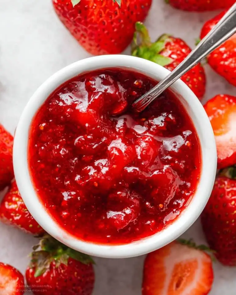 Fresh Strawberry Sauce Recipe