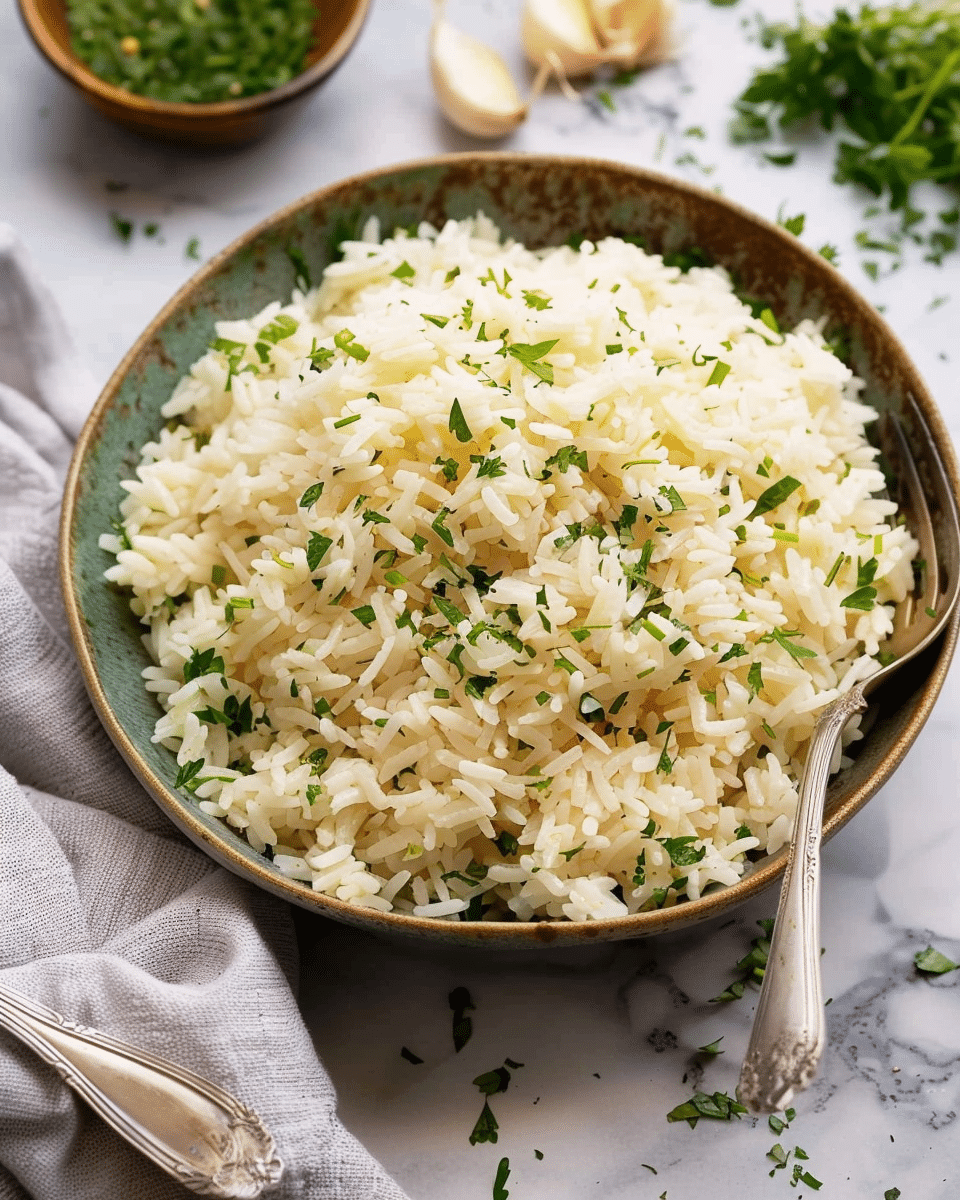 Garlic Butter Rice | Evelyn's Cooking