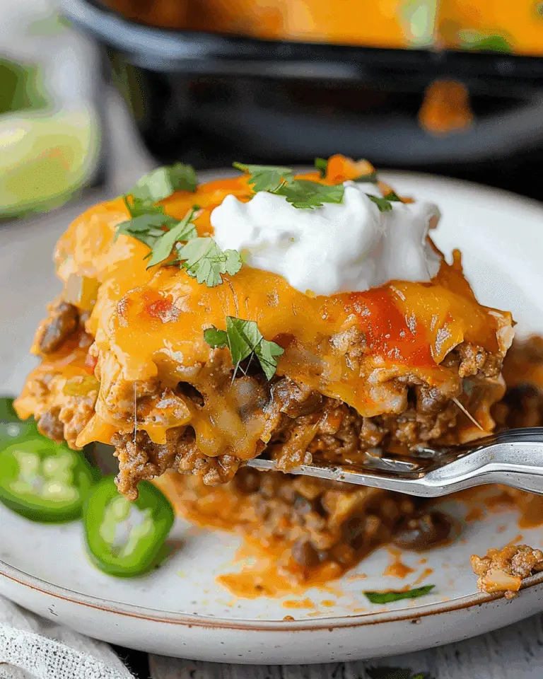 Cheesy Taco Casserole