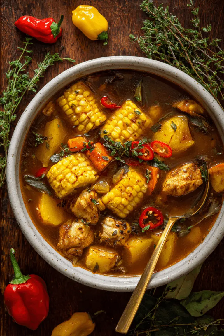 Nourishing Jamaican Chicken Soup