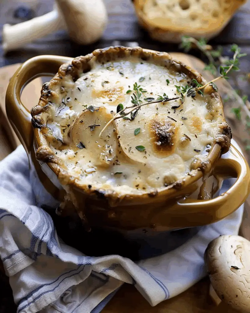 Creamy French Onion and Mushroom Soup