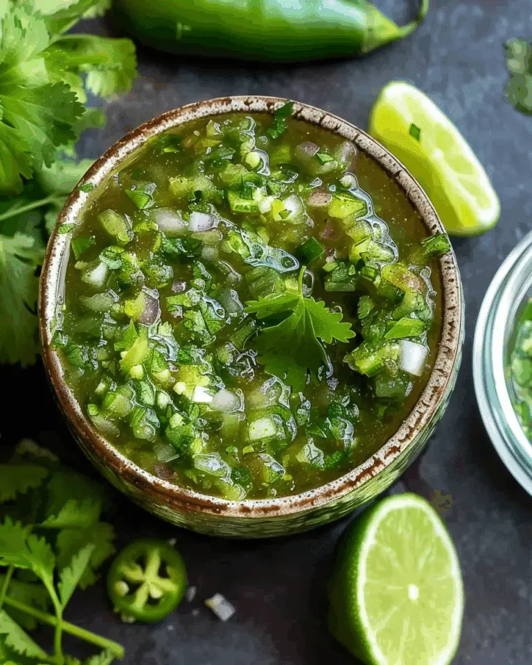 Cilantro-Lime Jalapeño Salsa