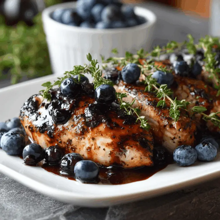 Blueberry Thyme Chicken