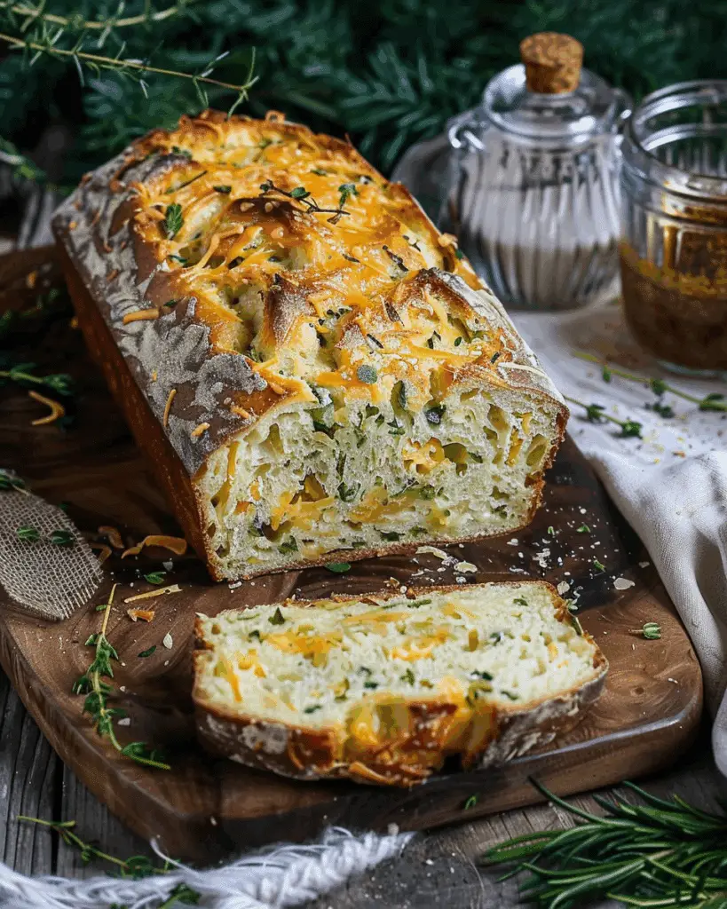 Cheddar Herb Soda Bread