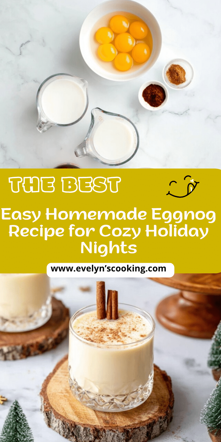 Homemade Eggnog: Irresistibly Creamy Holiday Eggnog Recipe
