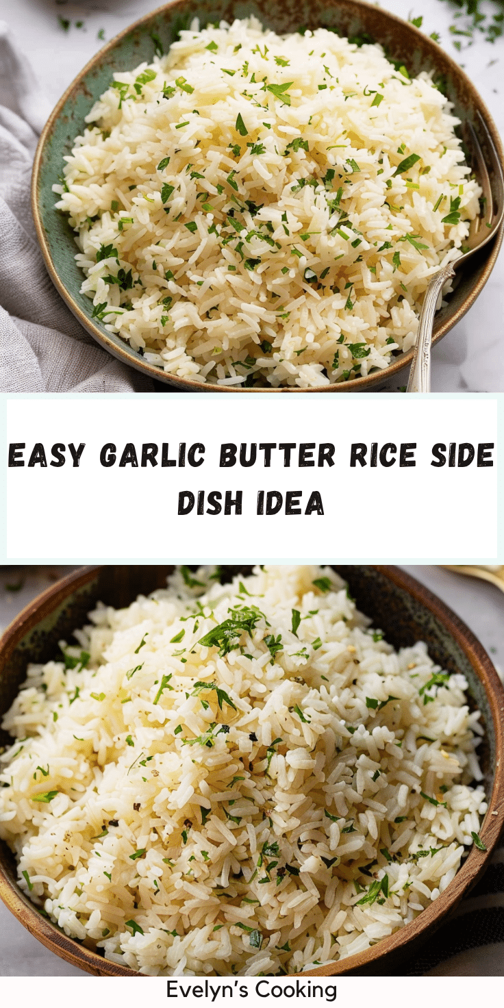 Garlic Butter Rice | Evelyn's Cooking