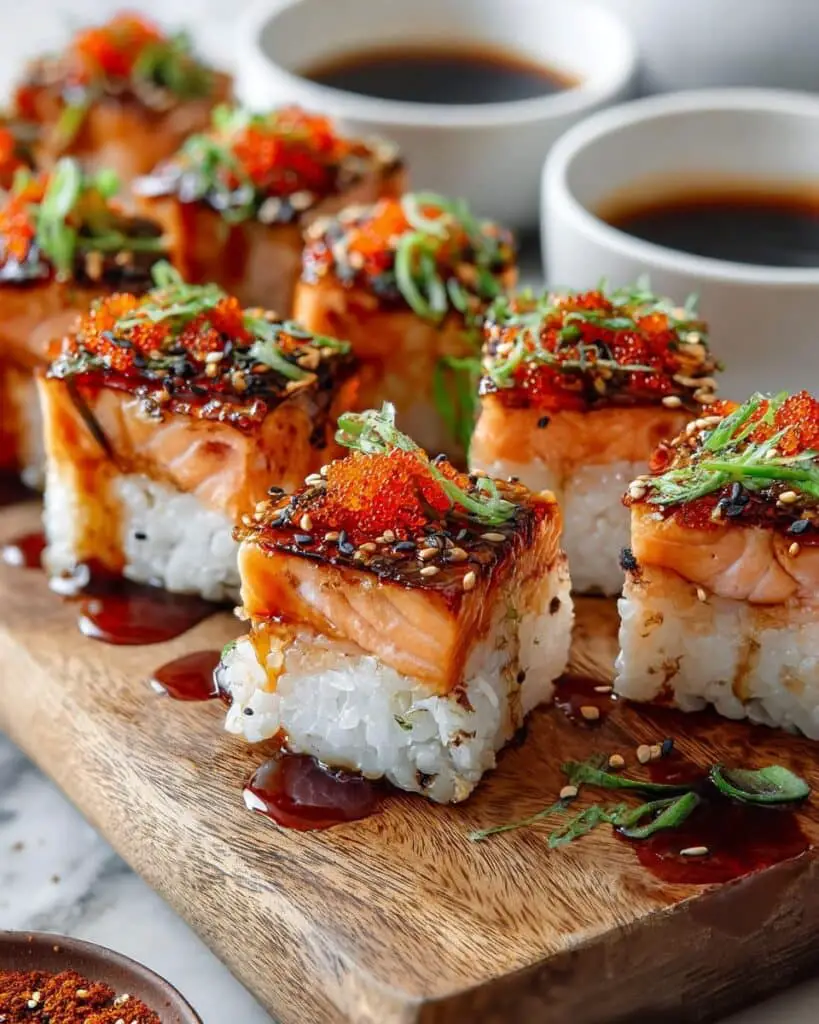 Spicy Salmon Sushi Bake Recipe