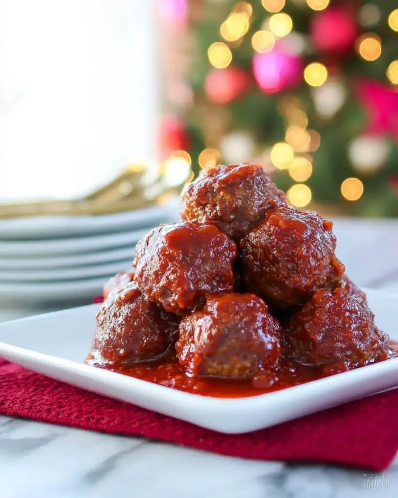 Quick Cranberry Meatballs – Easy, Festive Holiday Appetizer Recipe