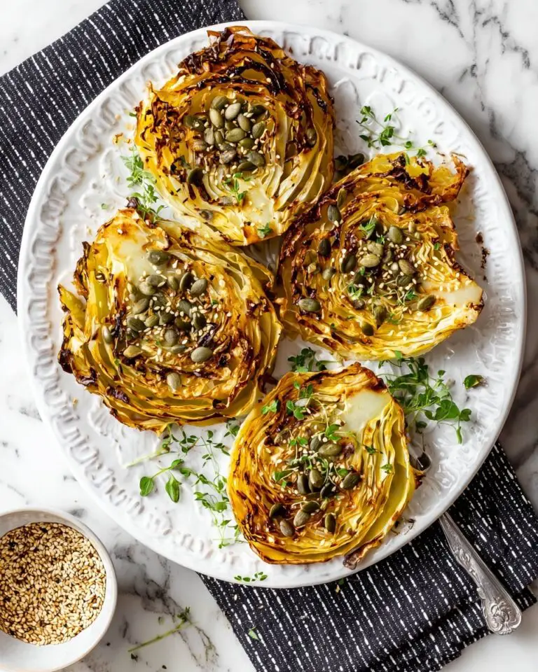 Roasted Cabbage Steaks – Crispy and Tender Recipe