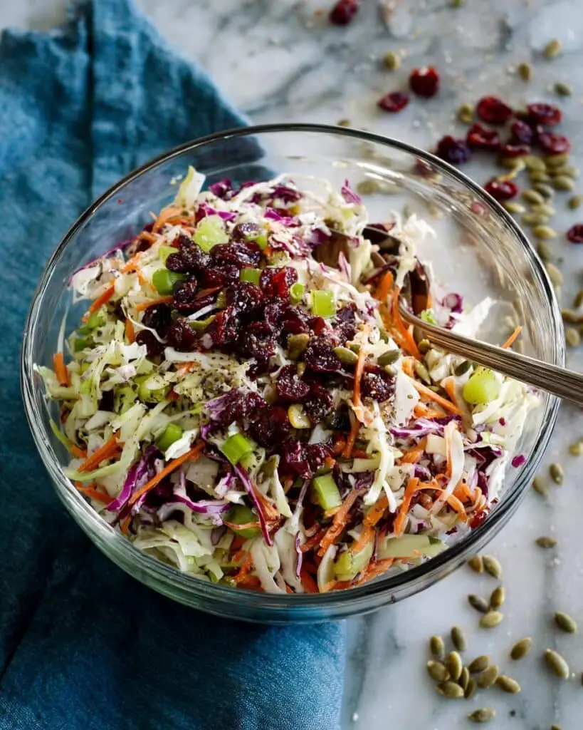 Cranberry Almond Slaw Recipe