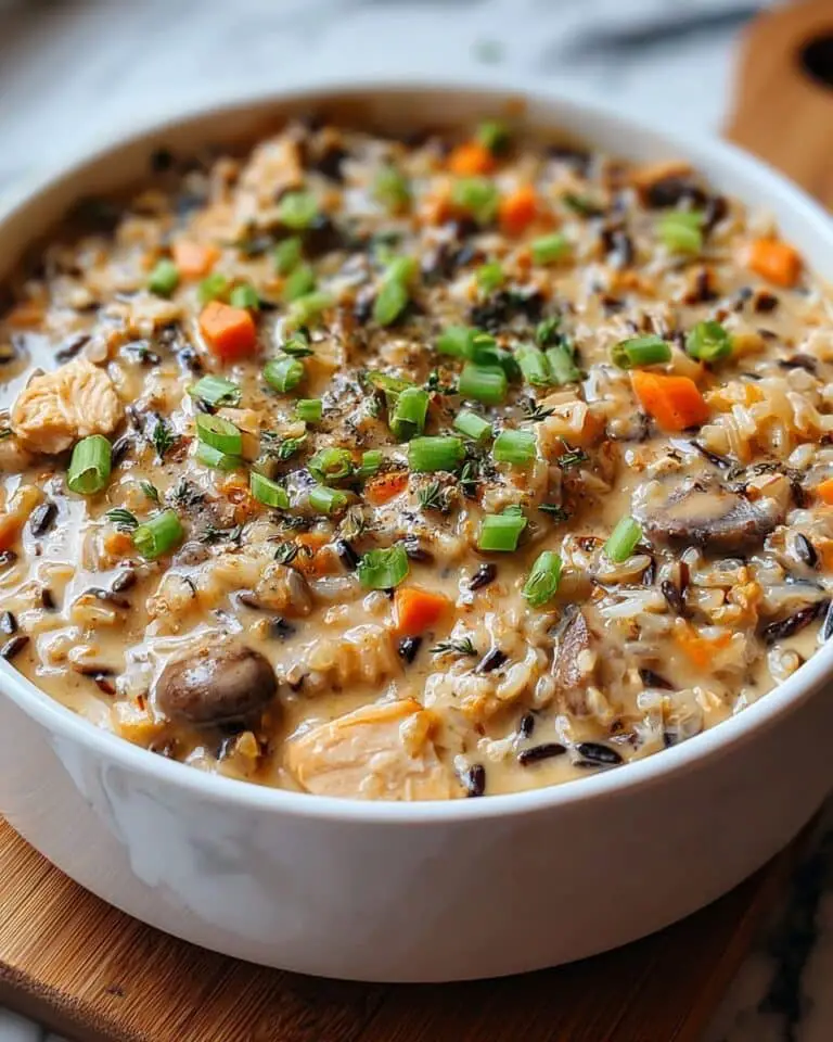Cheesy Chicken and Wild Rice Casserole Recipe