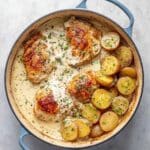 Chicken and Potatoes with Dijon Cream Sauce Recipe