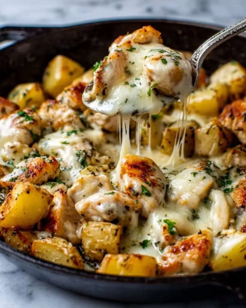 Parmesan Chicken and Potatoes (One-Pan Dinner) Recipe