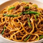 Mongolian Ground Beef Noodles Recipe