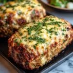 Garlic Parmesan Chicken Meatloaf Recipe