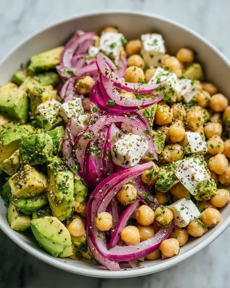 Chickpea Feta Avocado Salad Recipe