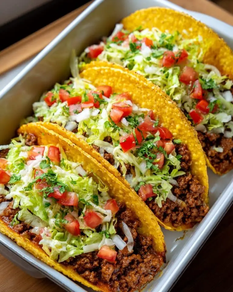 Oven-Baked Cheesy Tacos (Crispy & Loaded) Recipe
