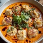 Thai Red Curry Dumpling Soup Recipe