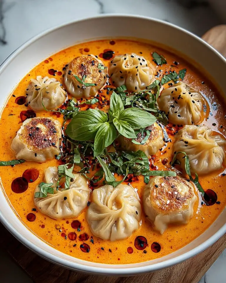 Thai Red Curry Dumpling Soup Recipe