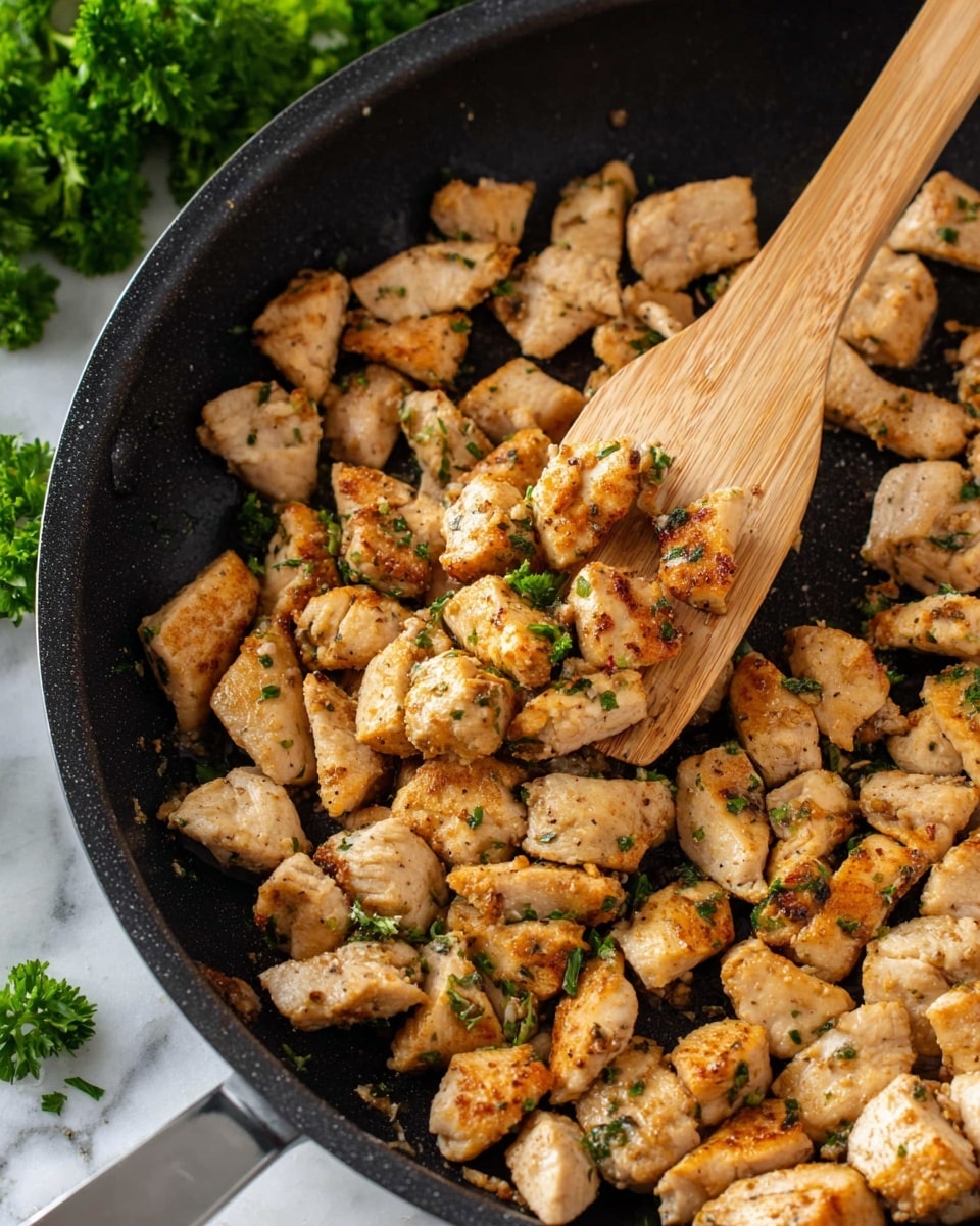 Butter Garlic Chicken Bites Recipe