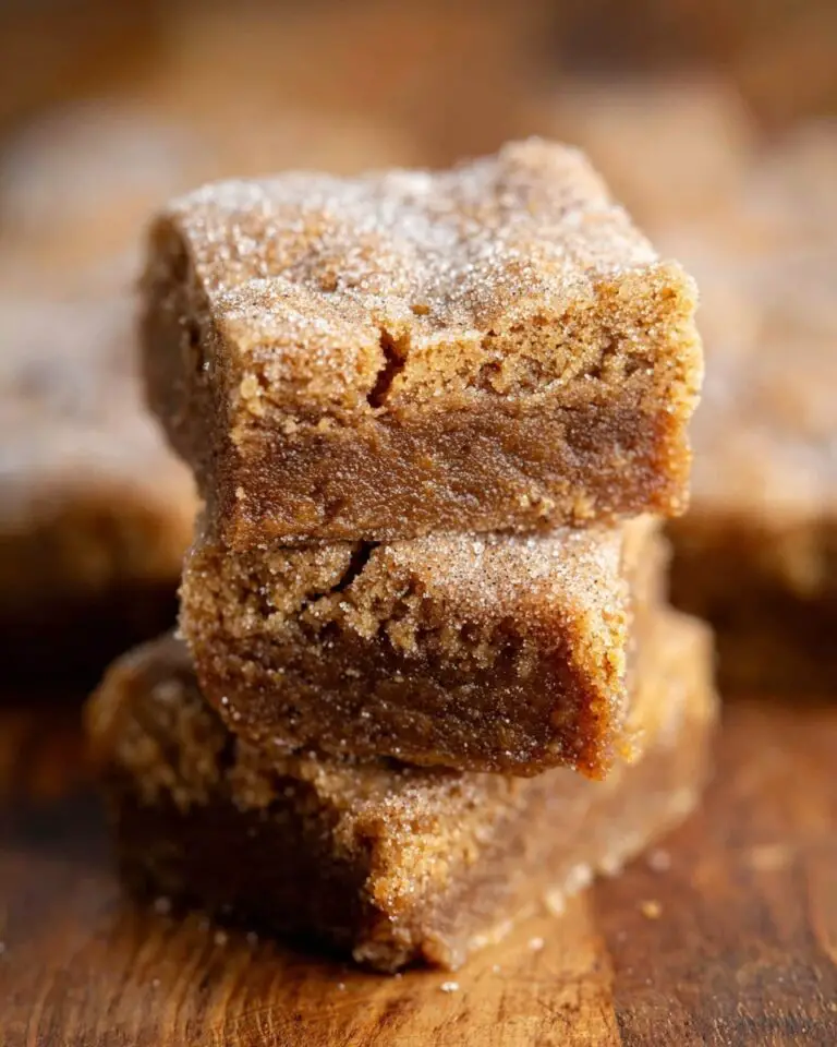 Cinnamon Sugar Blondies Recipe