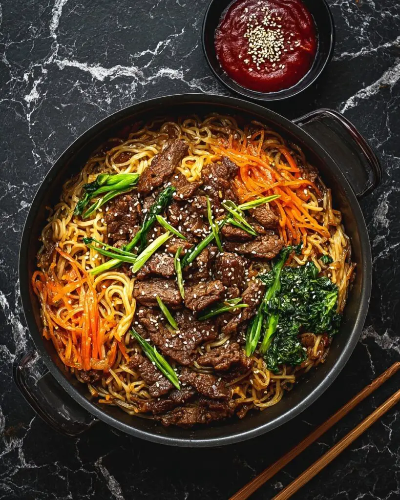 Japchae – Korean Noodles Recipe