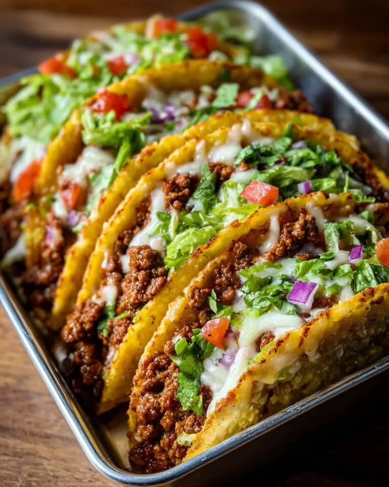 Oven-Baked Cheesy Tacos (Crispy & Loaded) You’ll Love! Recipe