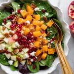 Festive Winter Salad with Oranges, Pomegranate, Feta & Candied Pecans Recipe