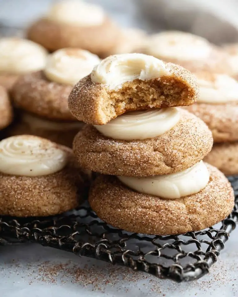 Eggnog Snickerdoodle Thumbprint Cookies Recipe