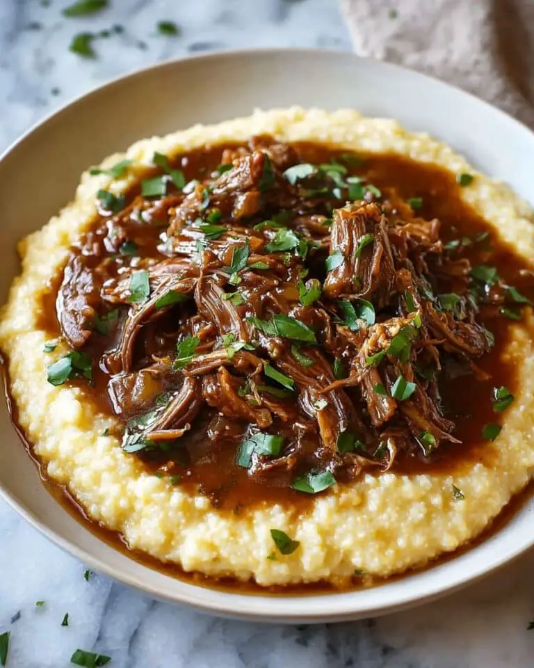 Pot Roast with Creamy Parmesan Risotto Recipe