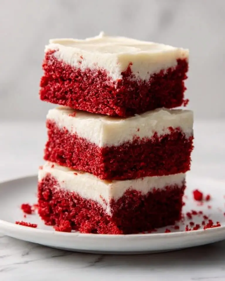 Red Velvet Brownies with Cream Cheese Frosting Recipe