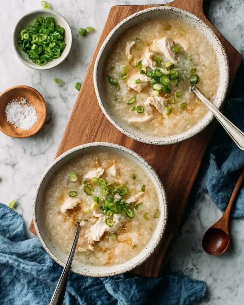 Creamy Chicken Congee (Instant Pot and Stovetop Versions) Recipe