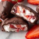 Strawberry Yogurt Clusters with Chocolate Coating Recipe