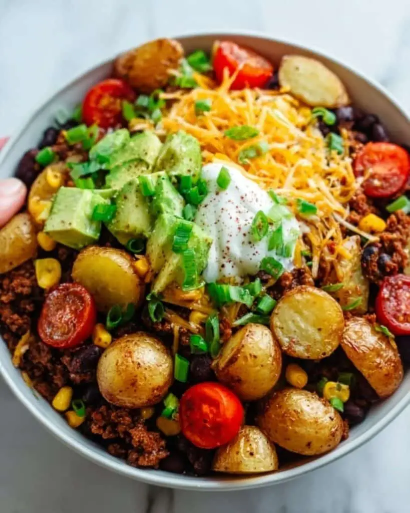 Loaded Potato Taco Bowl Recipe