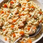 Creamy Chicken Pot Pie Orzo Recipe