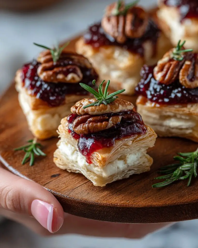 Baked Cranberry Brie Bites Recipe