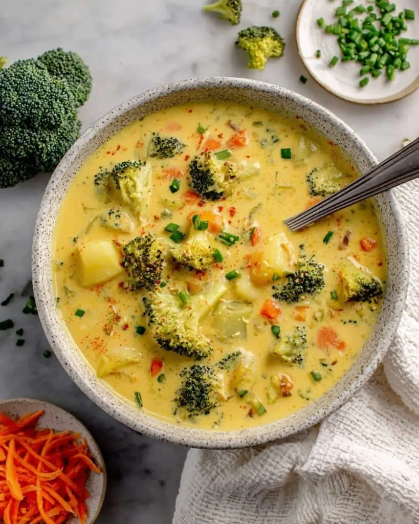 Vegan Broccoli Potato Soup Recipe