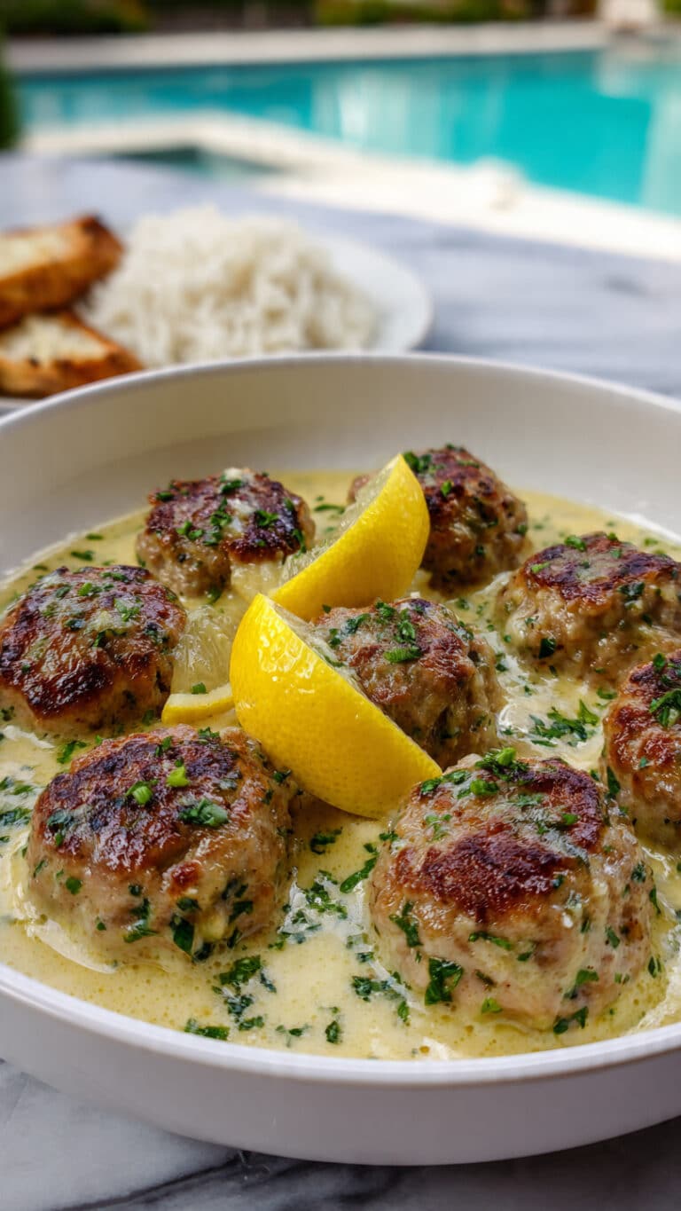 The Softest and Juiciest Greek Meatballs in Lemon Sauce Recipe