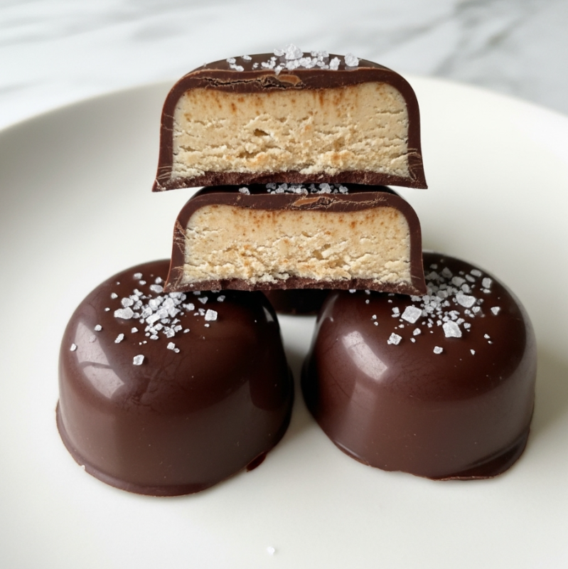 High Protein Frozen Peanut Butter Greek Yogurt Bites Recipe