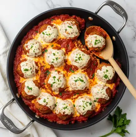 Ricotta Meatballs in Marinara Sauce Recipe