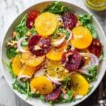 Citrus Salad with Arugula, Walnuts, and Honey-Dijon Dressing Recipe