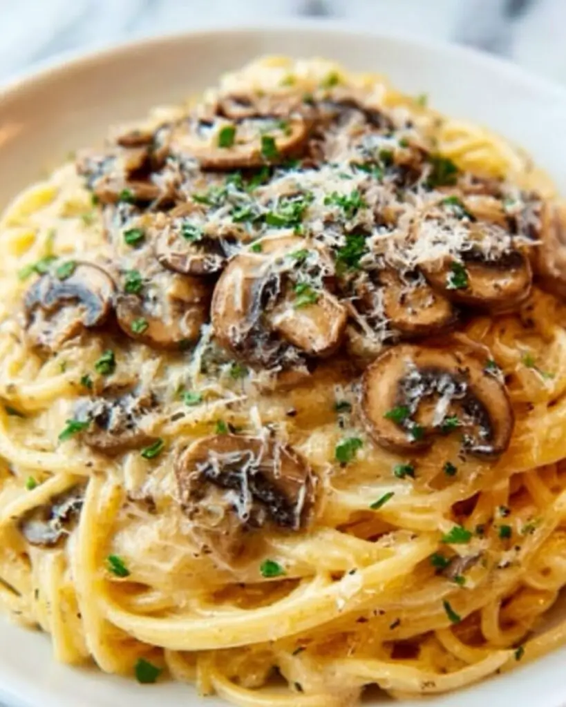 Creamy Brown Butter Mushroom Pasta Recipe