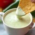 Creamy Jalapeño Dip {Chuy's Copycat Recipe} Recipe
