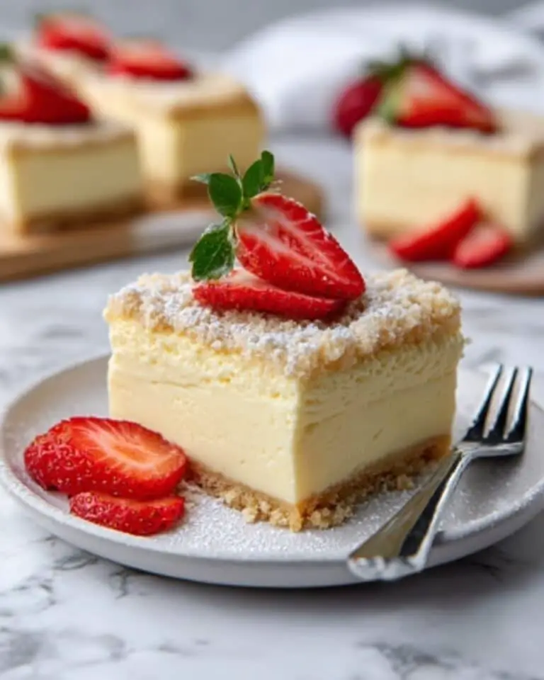 Vanilla Magic Custard Cake Recipe