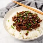 Korean Ground Beef Bowl Recipe