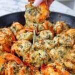 Stuffed Shrimp with Crab, Spinach, and Artichoke Recipe