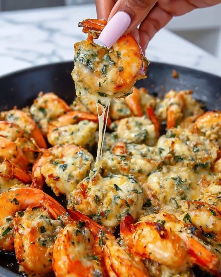 Stuffed Shrimp with Crab, Spinach, and Artichoke Recipe