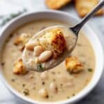 Easy Rosemary Garlic White Bean Soup Recipe