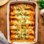Easy Chicken Enchiladas with Melted Monterey Jack Cheese Recipe